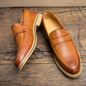 Leather Loafers